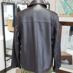 Brown Leather Jacket 
